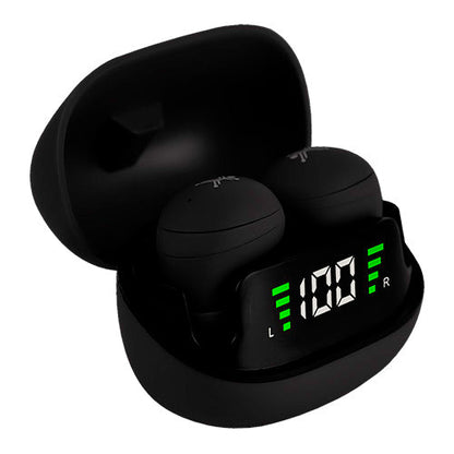 Audífonos Inalámbricos Perfect Choice TWS Mini Tiny Beats con Indicador de Carga Color Negro