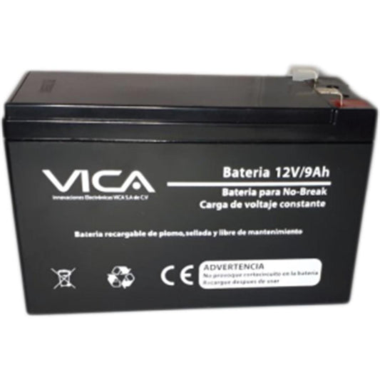 Batería Vica Reemplazo 12V/9AH Ácido/Plomo Libre Mantenimiento