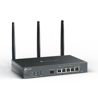 TP-Link Omada ER706W router inalámbrico Gigabit Ethernet Doble banda (2,4 GHz / 5 GHz) Negro