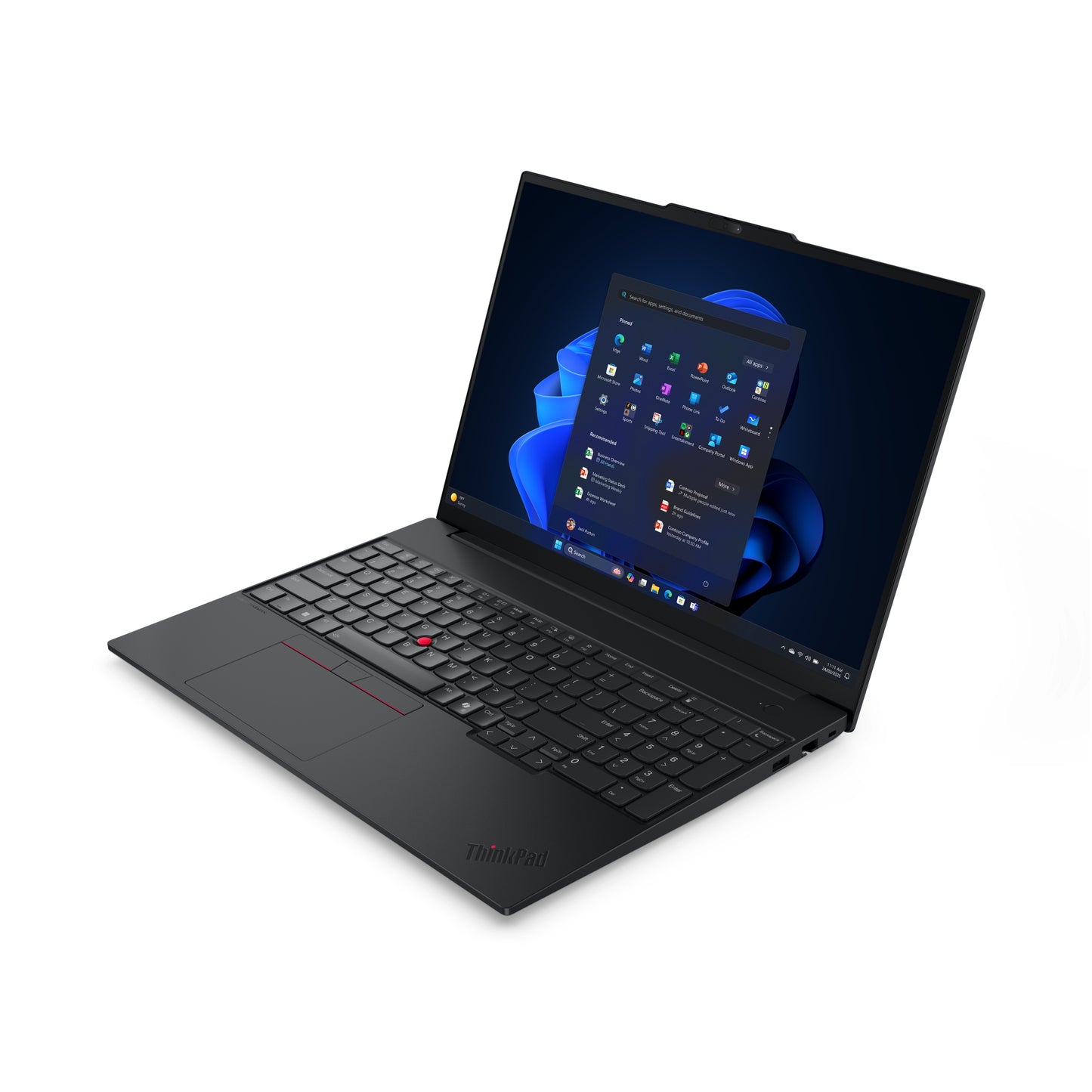 Lenovo ThinkPad E16 Gen 3 (Intel) Intel Core Ultra 7 255H Computadora portátil 40.6 cm (16") WUXGA 32 GB DDR5-SDRAM 512 GB SSD Wi-Fi 6E (802.11ax) Windows 11 Pro Español Negro