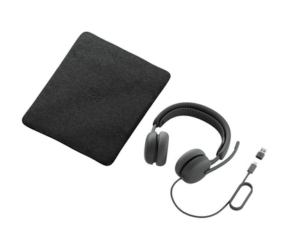 Logitech 981-001632 audífono y auriculare Auriculares Alámbrico Diadema Llamadas/Música USB Type-C / USB Type-A Grafito