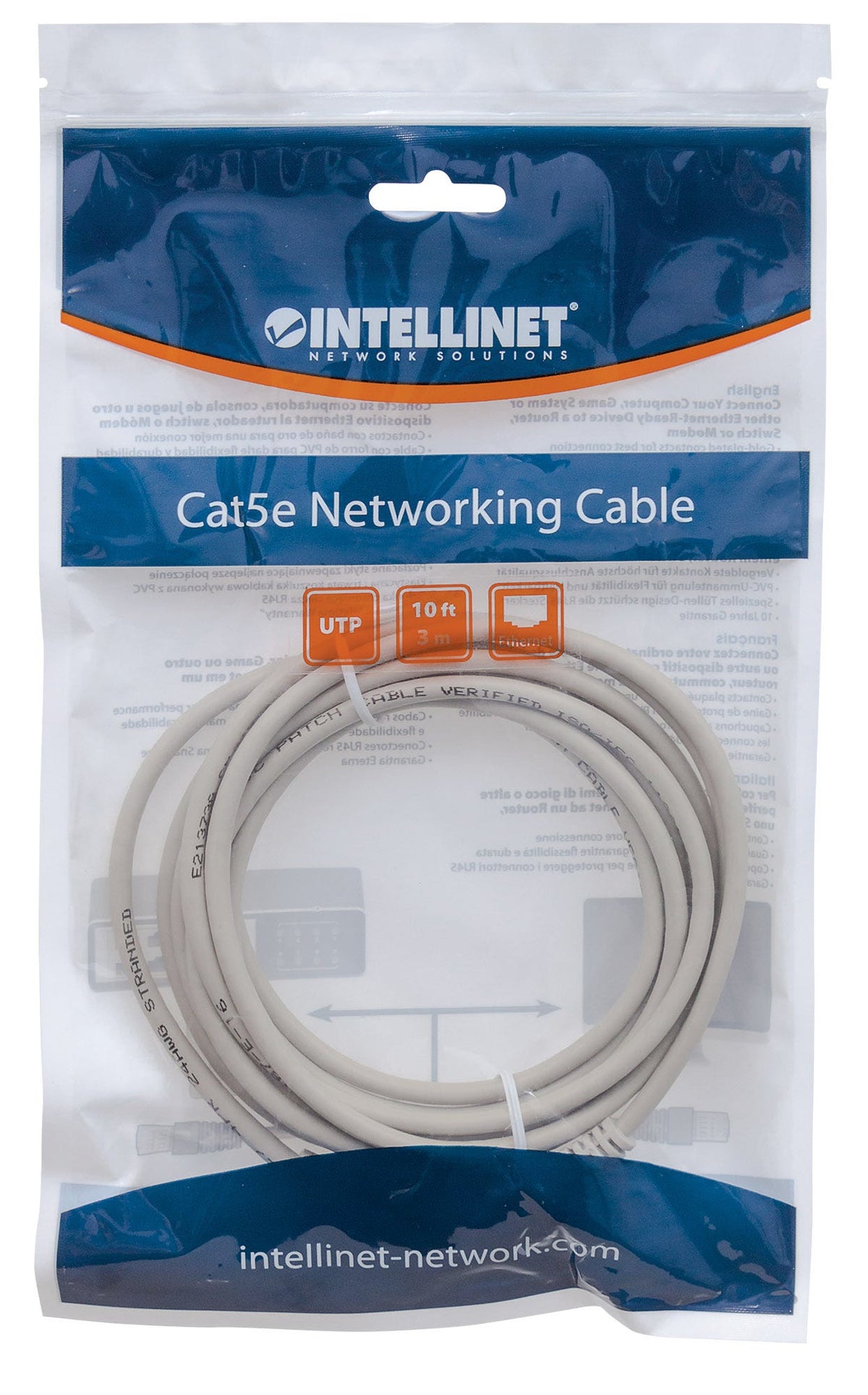 Intellinet 336758 cable de red Gris 7.5 m U/UTP (UTP)