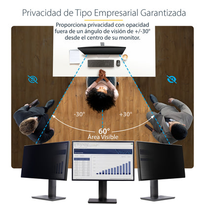 StarTech.com 2769A-PRIVACY-SCREEN filtro para monitor 61 cm (24") Filtro de privacidad para pantallas sin marco
