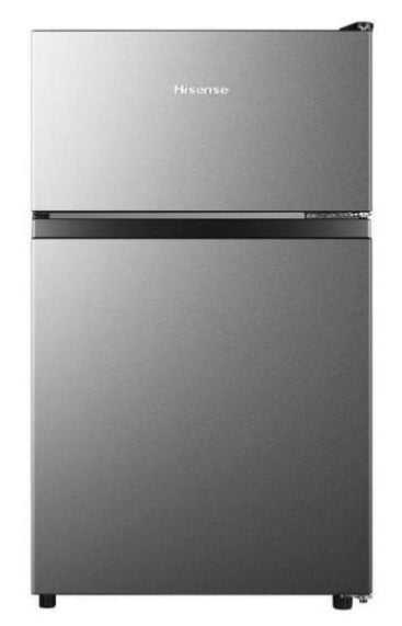 Frigobar Hisense 3.1 Pies de 2 Puertas Color Plata