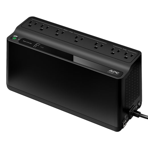 APC BE600M1-LM sistema de alimentación ininterrumpida (UPS) 0.6 kVA 330 W 7 salidas AC