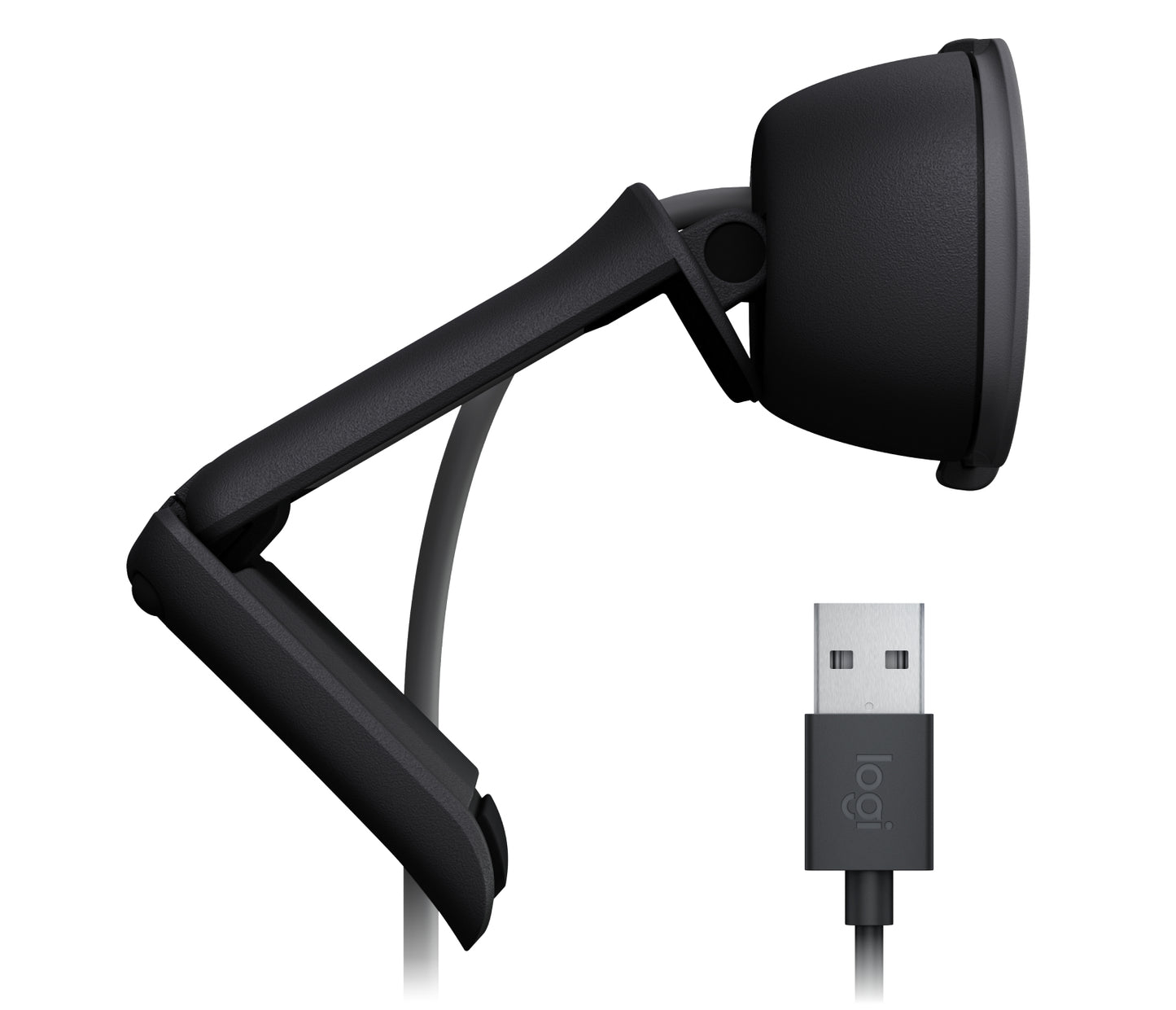 Cámara Web Logitech Brio 100 RTL Full HD 1080p Micrófono Integrado Conectividad USB Color Grafito