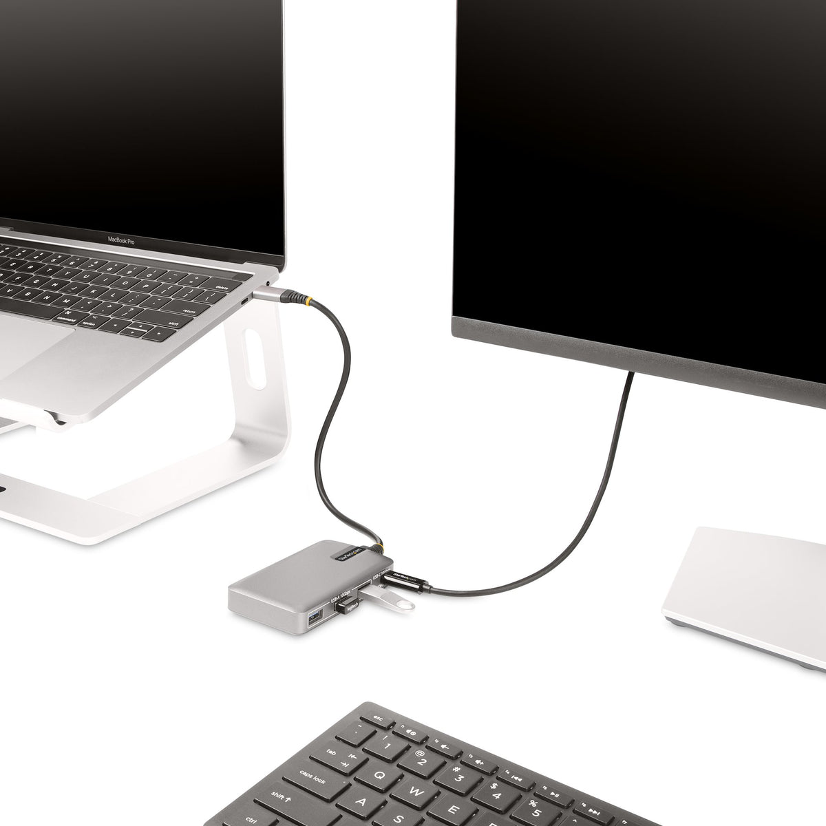 StarTech.com HB31C3A1CDPPD3 nodo concentrador USB 3.2 Gen 2 (3.1 Gen 2) Type-C 10000 Mbit/s Plata