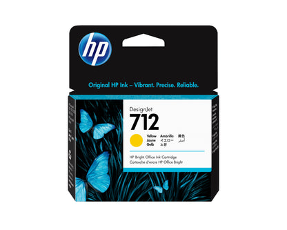 Tinta HP LF DesignJet 712 29ml Color Amarillo