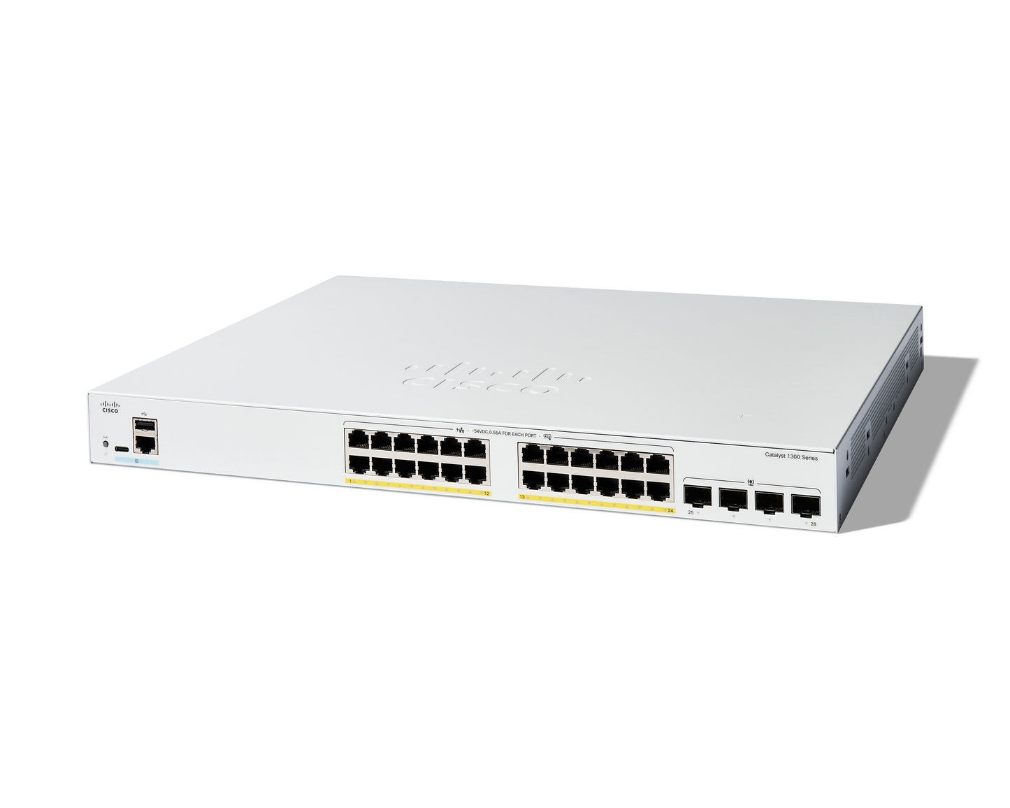 Cisco Catalyst 1300 Gestionado L2/L3 Gigabit Ethernet (10/100/1000) Energía sobre Ethernet (PoE) Gris