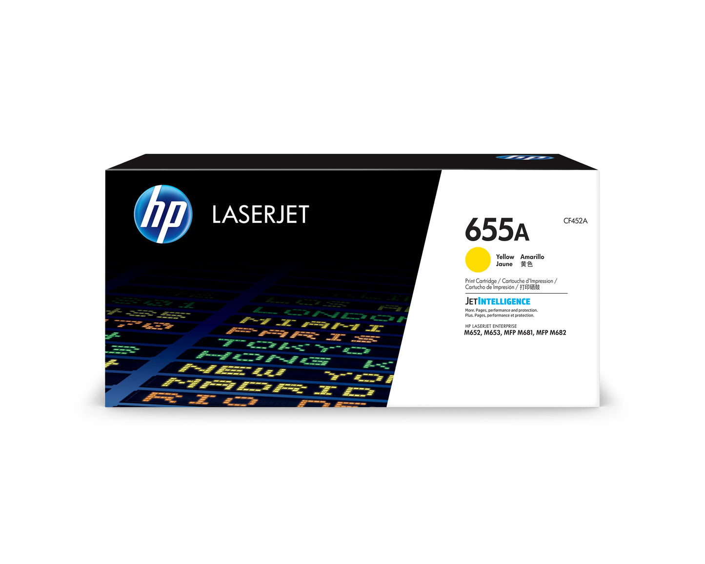 Toner HP LaserJet 655A Amarillo