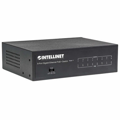 Intellinet 561204 dispositivo de redes Gestionado Gigabit Ethernet (10/100/1000) Energía sobre Ethernet (PoE) Negro