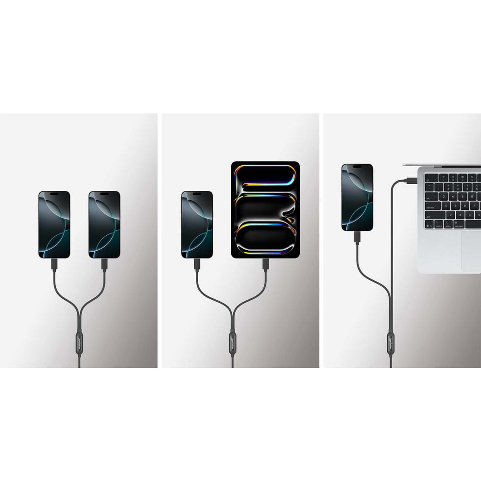 Manhattan 355810 cable USB 2 m USB C 2 x USB C 100 W Negro
