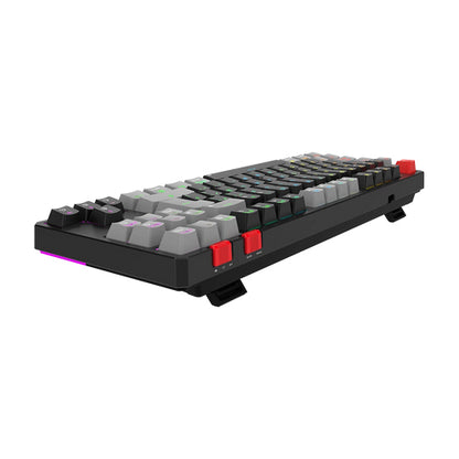Balam Rush BR-940672 teclado Juego RF inalámbrico + bluetooth QZERTY Español Negro, Gris