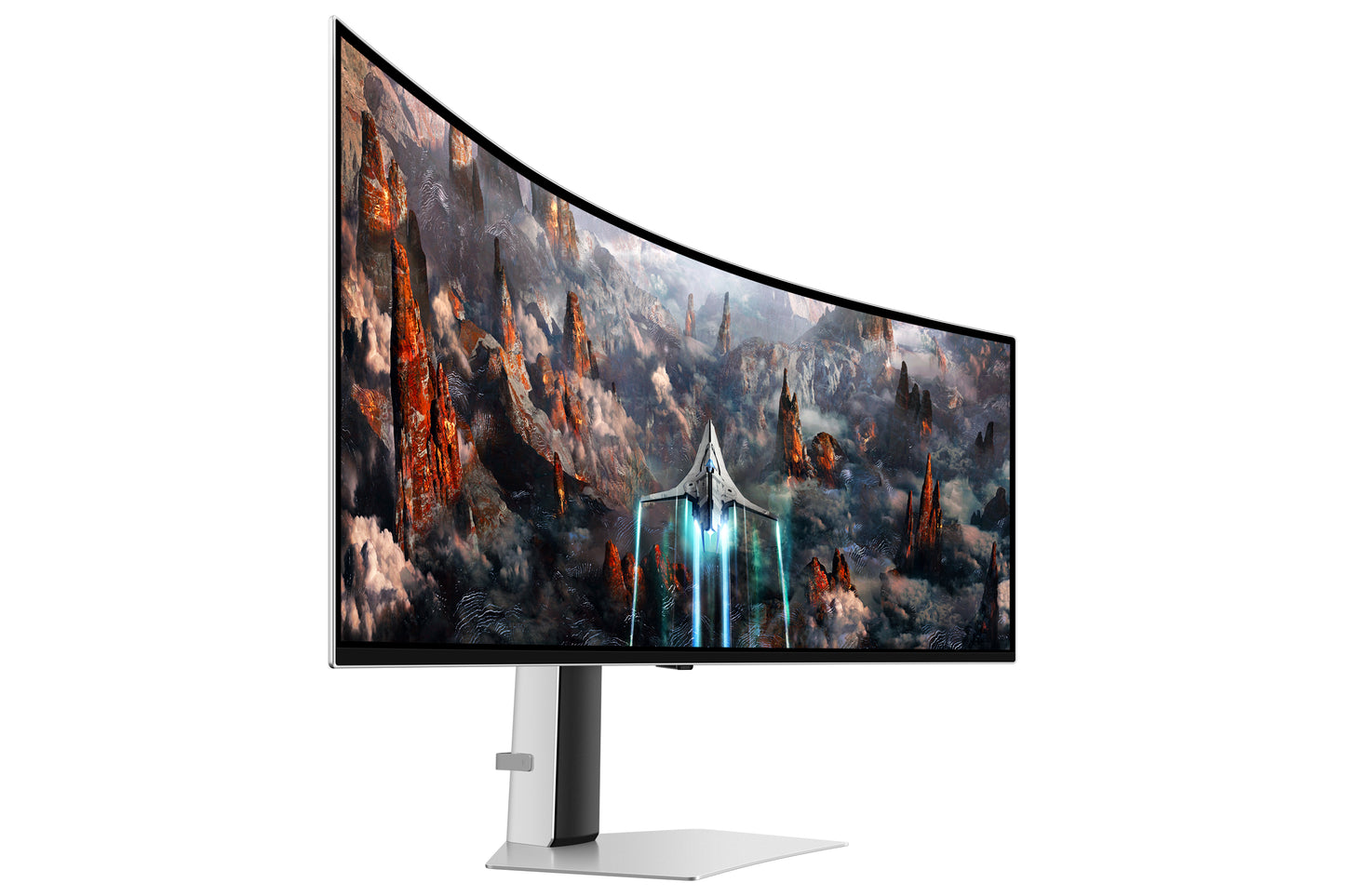 Monitor Samsung 49" Gaming Curvo Oled Resolucion 5120x1440 Panel Oled