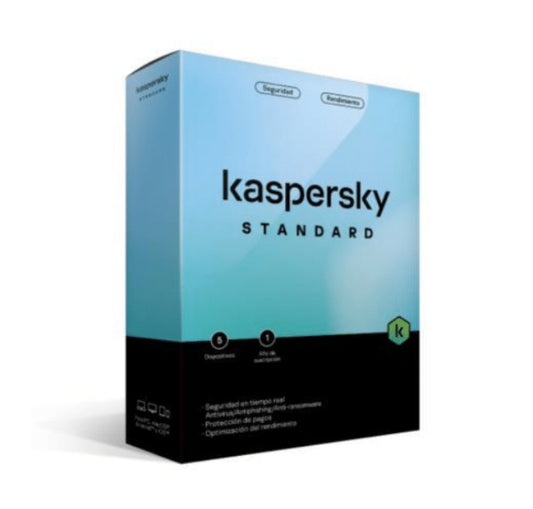 Licencia Antivirus Kaspersky Standard 1 Año 3 Dispositivos