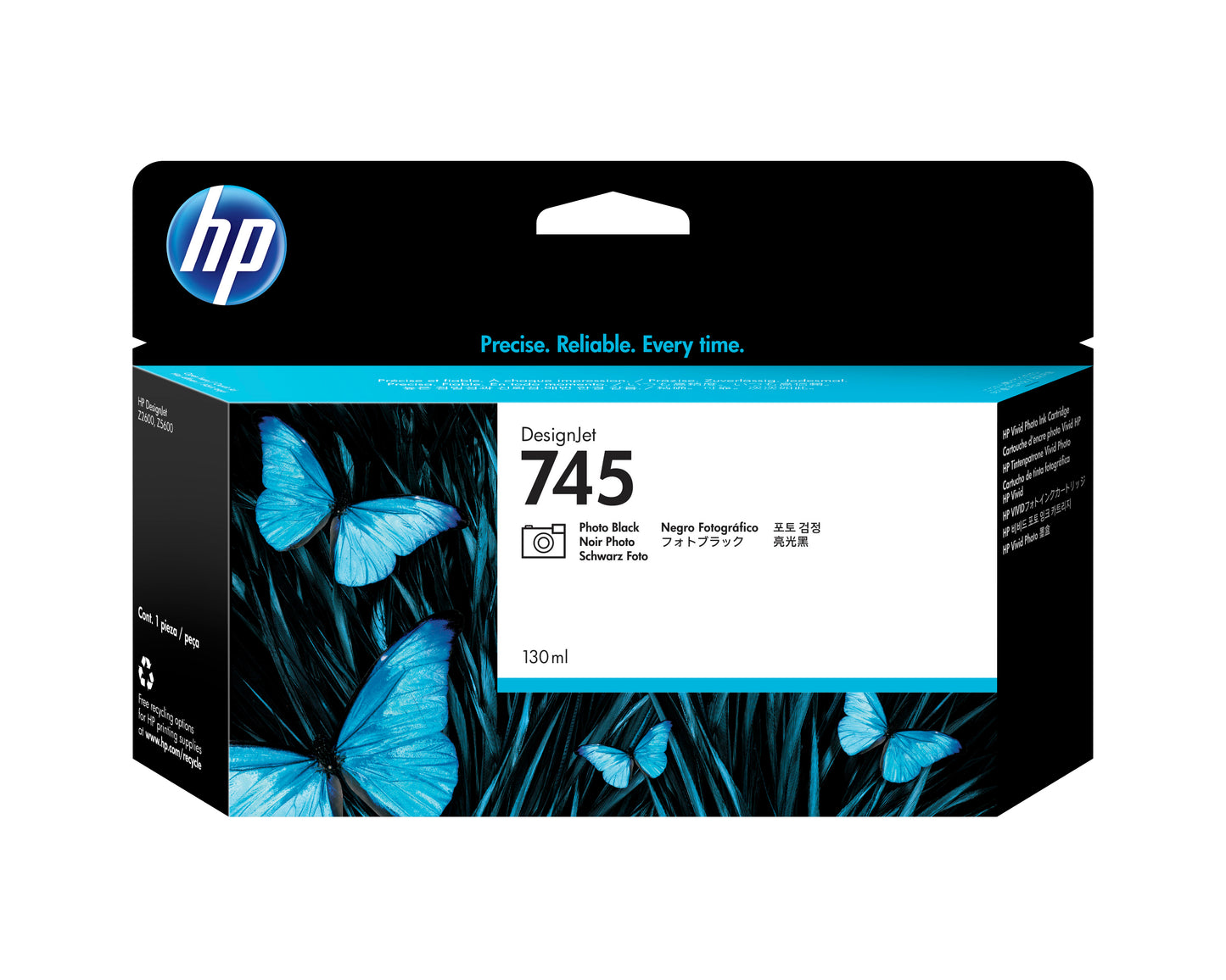 Tinta HP LF 745 Negro Fotografico 130ML
