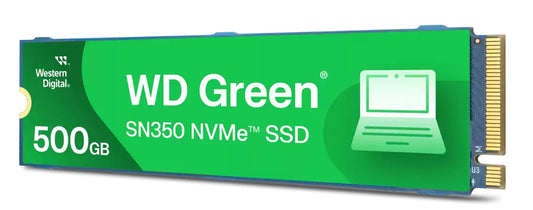 SSD Interno Western Digital Green SN350 500GB M.2 2280 PCIe 3.0 NVMe Lect 2400/1500 MBs para PC y Lap