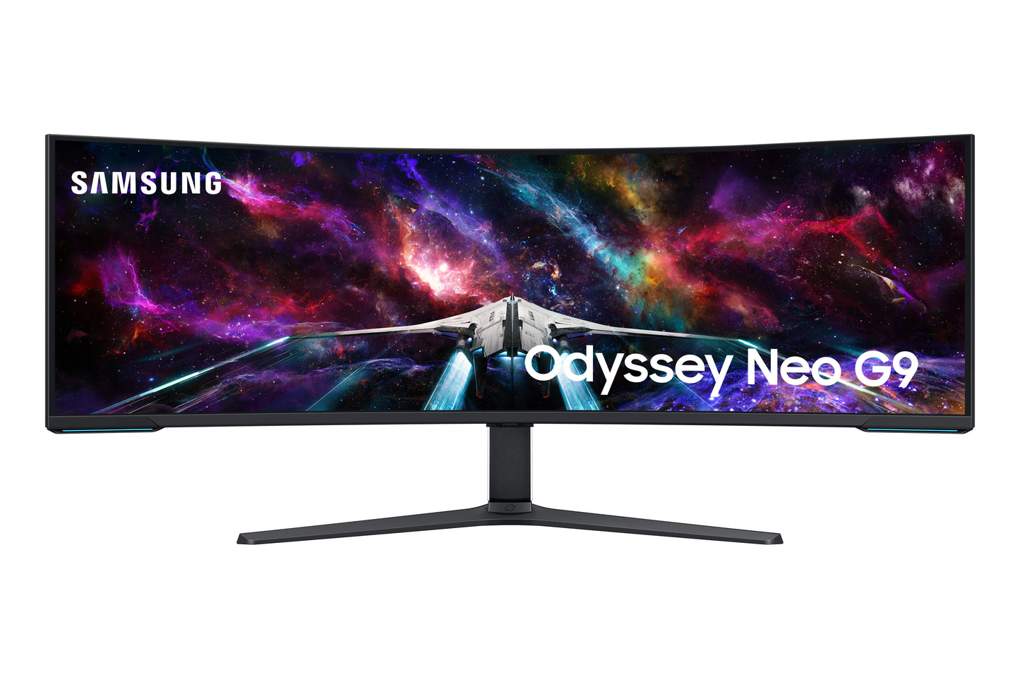 Samsung LS57CG950NLXZX monitor de computadora 144.8 cm (57") 7680 x 2160 Pixeles Dual UHD LED Negro, Blanco