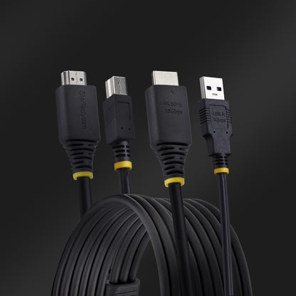 StarTech.com HU1226-KVM-CABLE cable para video, teclado o ratón (KVM) Negro