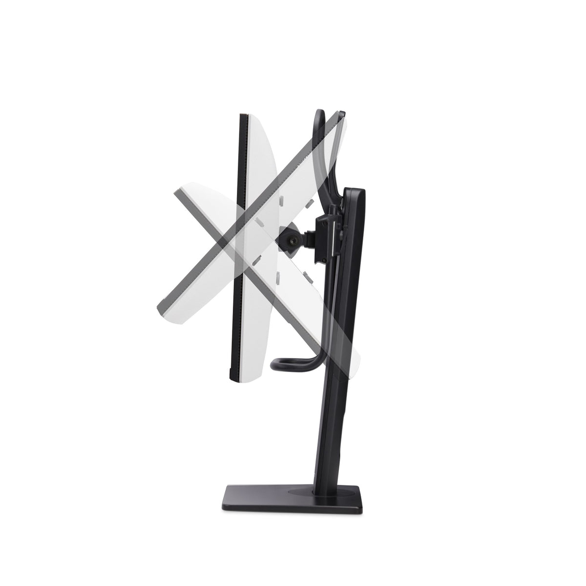 StarTech.com 2MC1S-MONITOR-STAND soporte para pantalla plana 68.6 cm (27") Negro