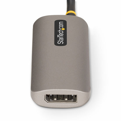 StarTech.com 148B-HDMI-DP-8K adaptador de cable de vídeo 0.3 m HDMI Tipo A (Estándar) DisplayPort Negro, Plata
