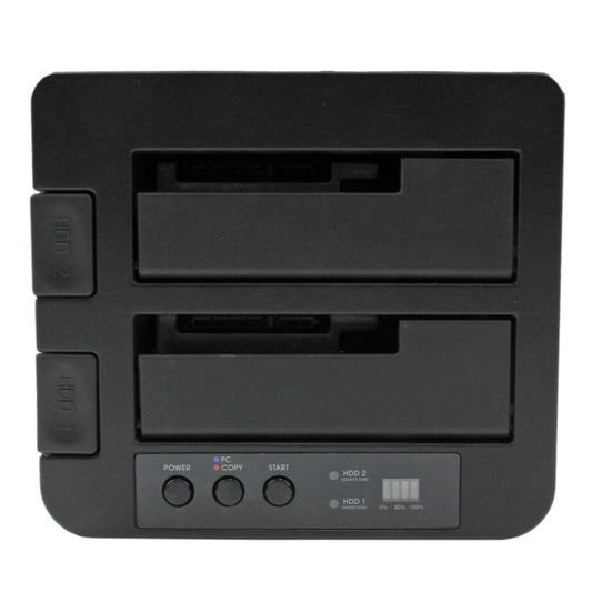 StarTech.com SDOCK2U33RE duplicador de datos o soporte Duplicador de HDD/SSD Negro 1 copias