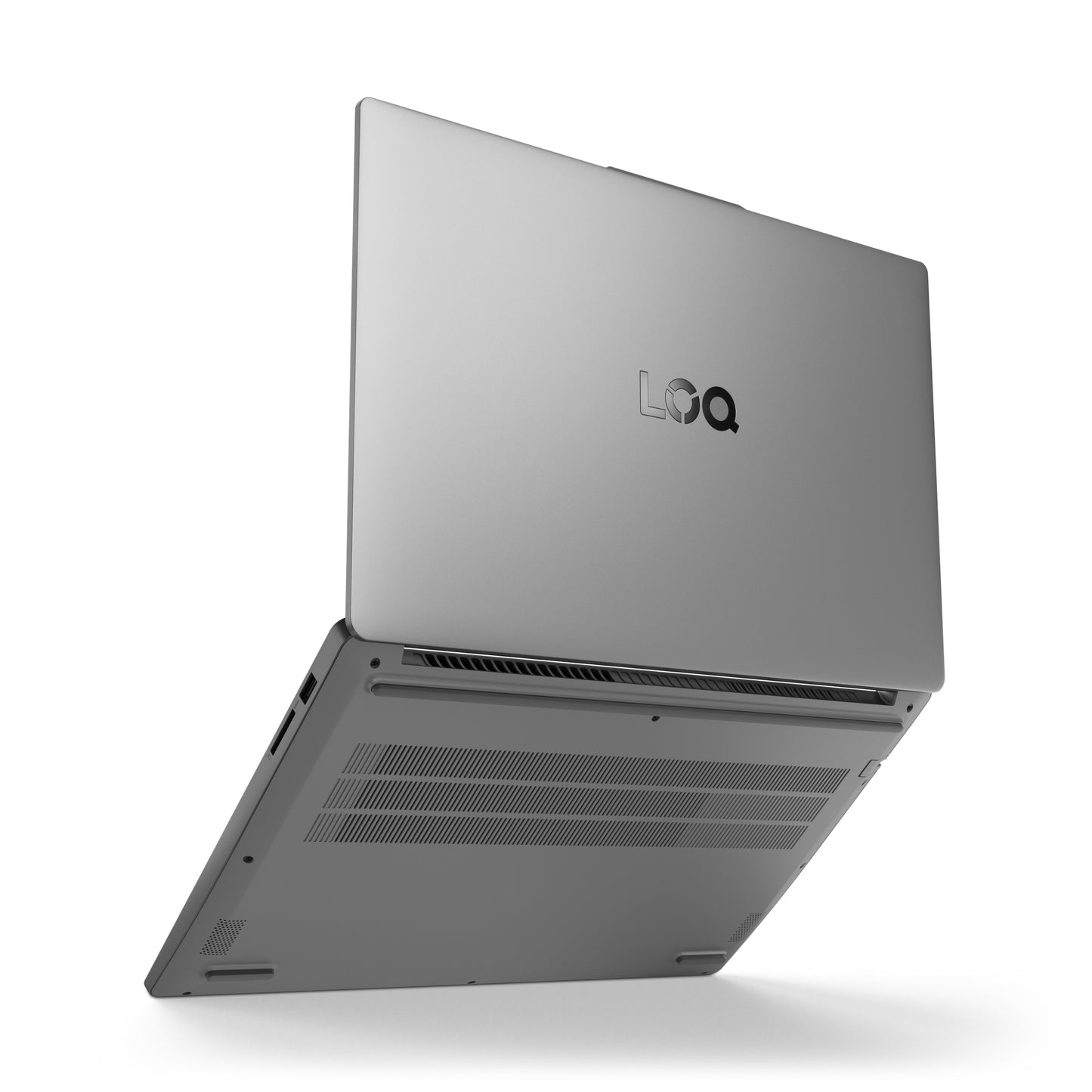 Lenovo LOQ 15IAX9E Intel® Core™ i5 i5-12450HX Computadora portátil 39.6 cm (15.6") Full HD 8 GB DDR5-SDRAM 512 GB SSD NVIDIA GeForce RTX 3050 Wi-Fi 6 (802.11ax) Windows 11 Home Español Gris