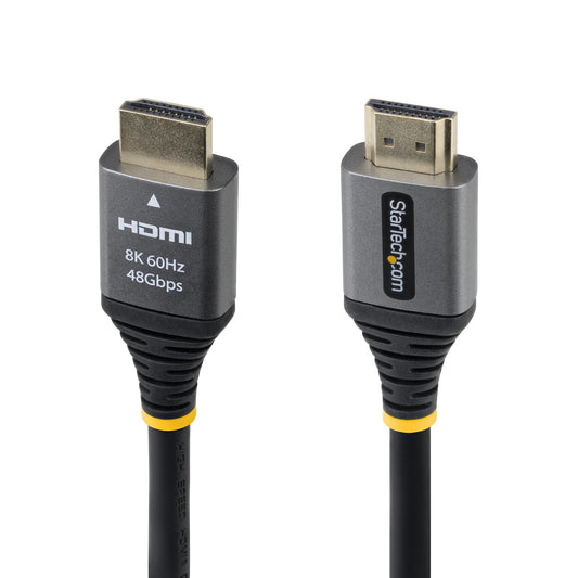 StarTech.com HDMM21V1F cable HDMI HDMI Tipo A (Estándar) Negro, Plata