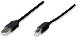 Manhattan 342650 cable USB USB 1.1 1.8 m USB A USB B Negro