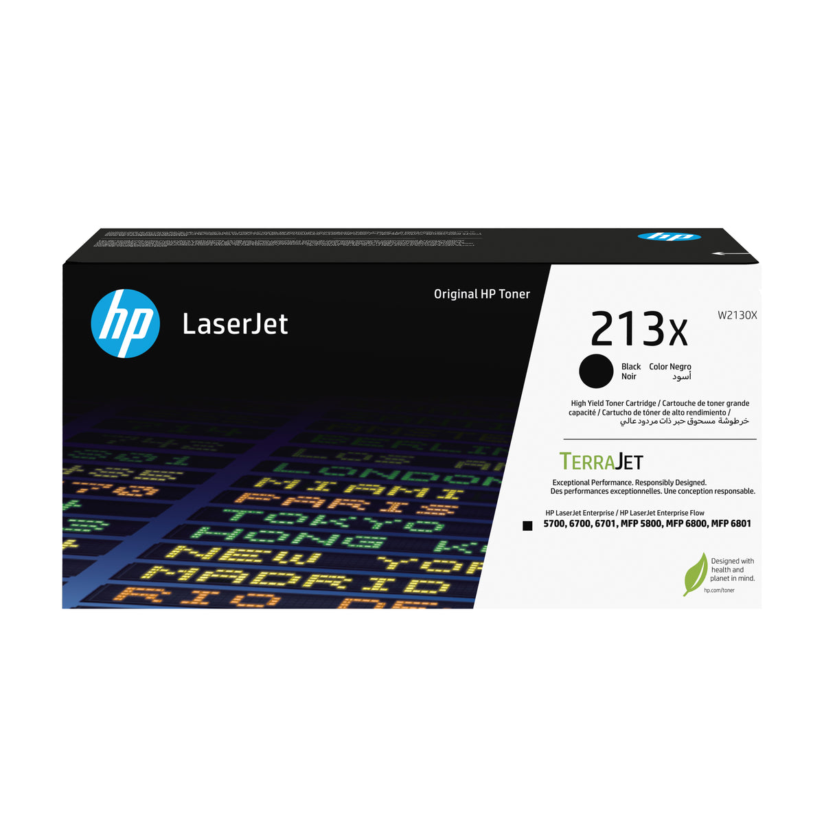 Tóner HP LaserJet 213X Color Negro