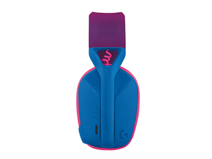 Audífonos Logitech Gaming G435 Inalámbricos Micrófono Lightspeed Color Azul-Frambuesa