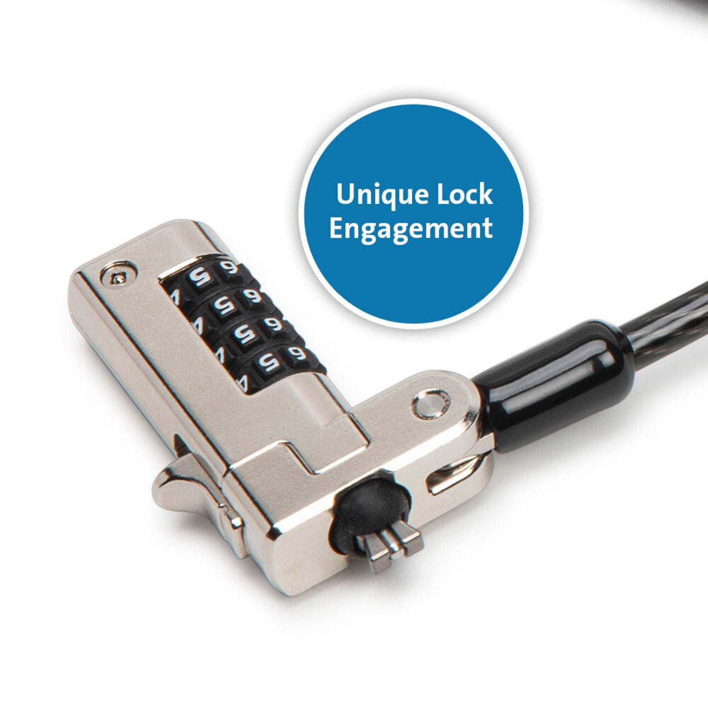Kensington N17 Serialized Combination Lock for Wedge-Shaped Slots cable antirrobo
