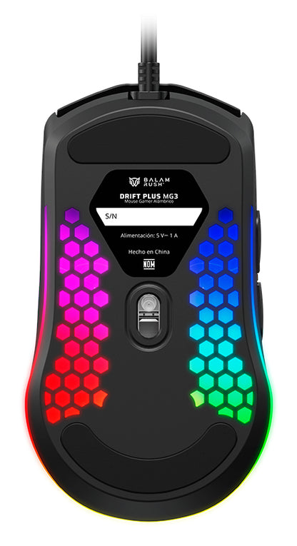 Balam Rush Drift Plus MG3 ratón Juego Diestro USB tipo A Óptico 7200 DPI