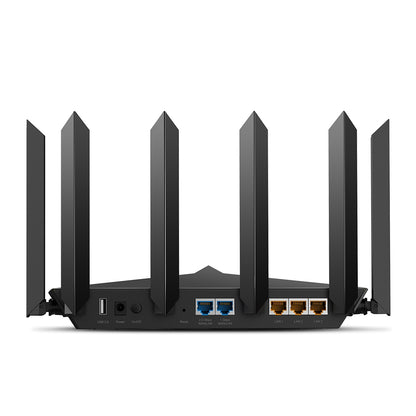 TP-Link Archer AX90 router inalámbrico Multi-Gigabit Ethernet Tribanda (2,4 GHz/5 GHz/5 GHz) Negro