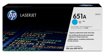 Toner HP 651A Cyan