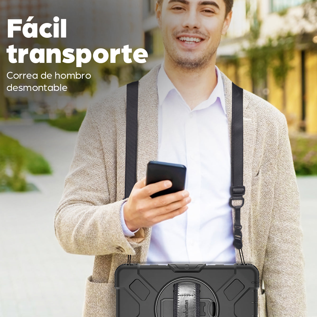 Funda de uso rudo Manhattan Galaxy Tab A9 (8.7)