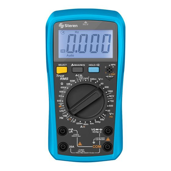 MULTIMETRO STEREN DIGITAL RMS CON NVC