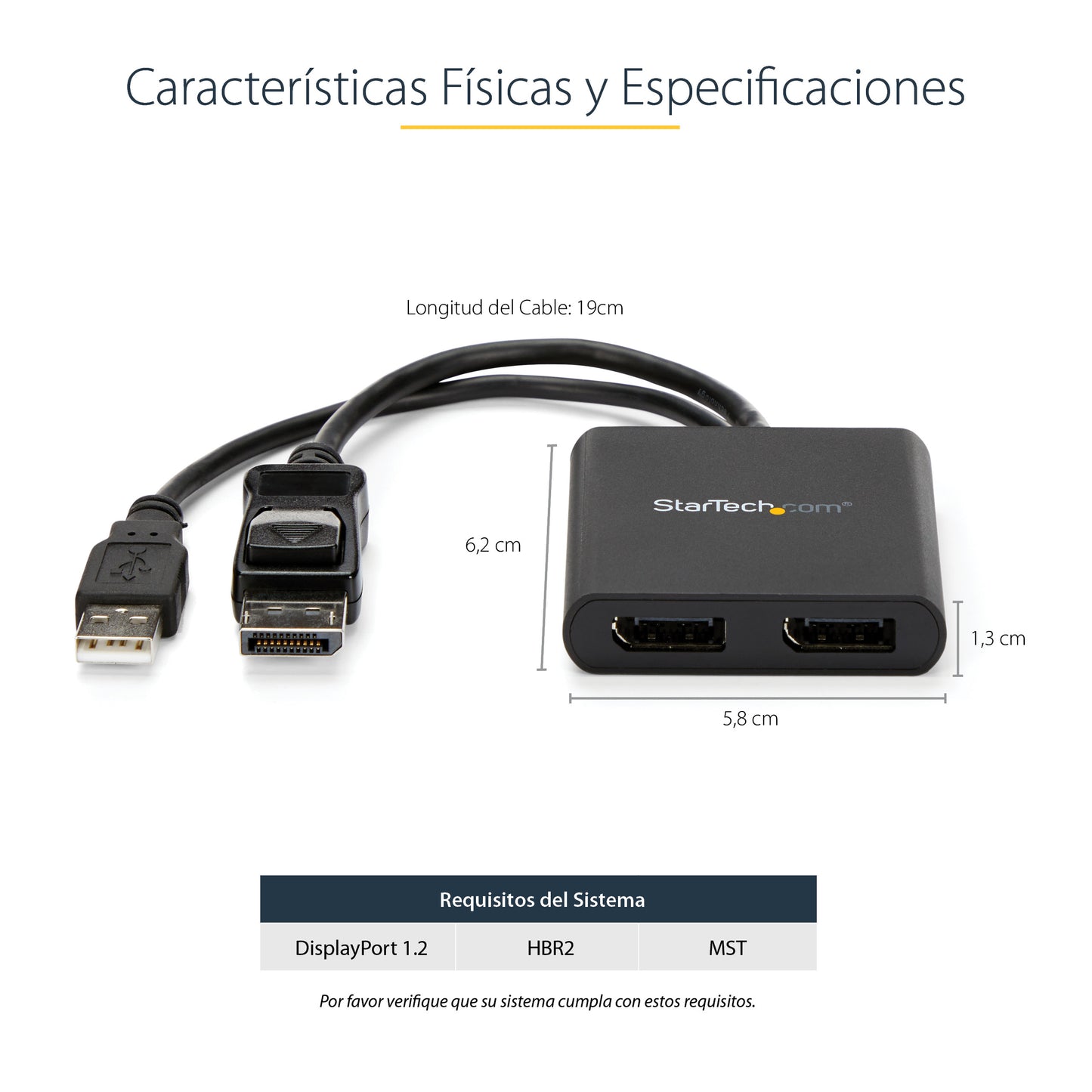 StarTech.com MSTDP122DP divisor de vídeo