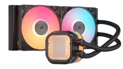 Enfriamiento Líquido Corsair iCUE LINK TITAN 240 RX LCD 240mm 1851 1700 AM4 AM5 Negro