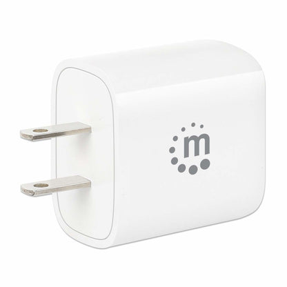 Manhattan 406291 adaptador e inversor de corriente Interior 20 W Blanco