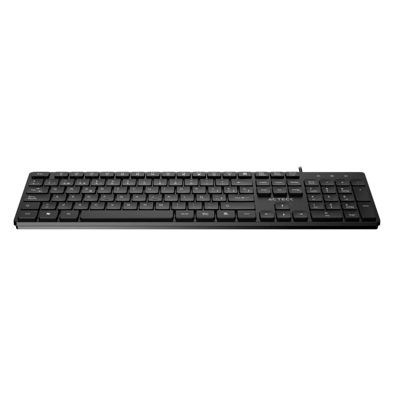 Acteck Vantage Aero TA545 teclado Universal USB Español Negro
