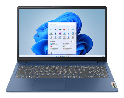 Laptop Lenovo IdeaPad Slim 3 15AMN8 15.6" FHD AMD Ryzen 3 7320U 8GB 512GB Radeon 610M W11 Home Azul Wi-Fi 6