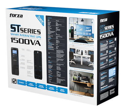 Forza ST-1501 Smart UPS 1500VA/900W 10-NEMA USB 1A/1C