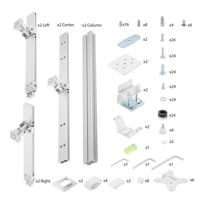 StarTech.com 6-MONITOR-ARM-A soporte para pantalla plana 81.3 cm (32") Escritorio Blanco