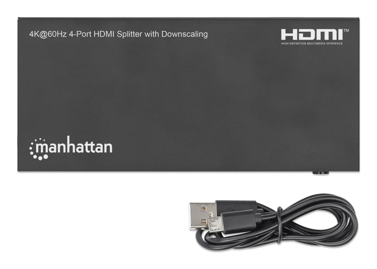 Manhattan 208369 divisor de vídeo 4x HDMI