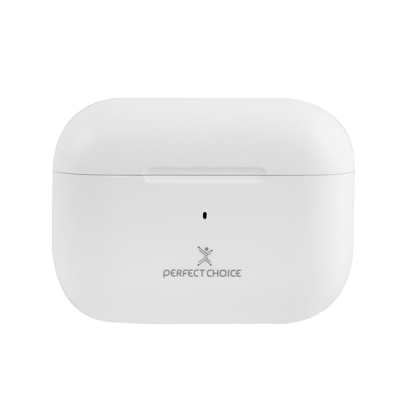 AUDIFONOS PERFECT CHOICE TWS ENC CARGA INALAMBRICA NESH - BLANCO