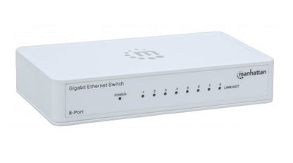 Switch Intellinet GB 8 Puertos MH Color Blanco