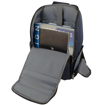 Mochila Perfect Choice Vilux Ejecutiva para Laptop 15"-17" Color Azul
