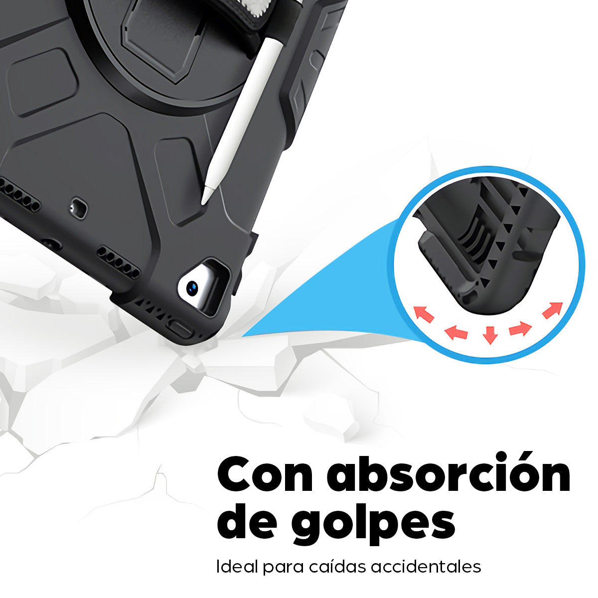 Funda de uso rudo Manhattan iPad 10.2 (8va 9va gen)