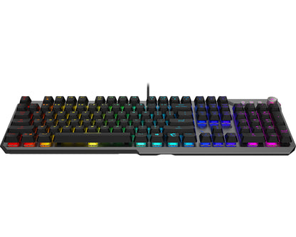 Teclado Gamer MSI STRIKE 600 SILENT LED RGB Mecánico Membrana Alámbrico USB Negro Inglés